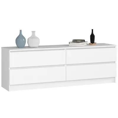 Komoda K160 4SZ bílá